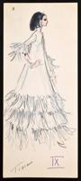 Karl Lagerfeld Fashion Drawing - Sold for $2,860 on 04-18-2019 (Lot 52).jpg